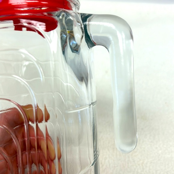 Vintage “ Covetro” clear glass art deco style pitcher made in Italy - Picture 4 of 6